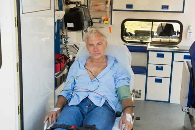 Transport de patients en ambulance