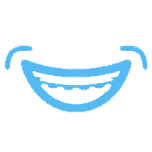 Orthodontie bleu clair